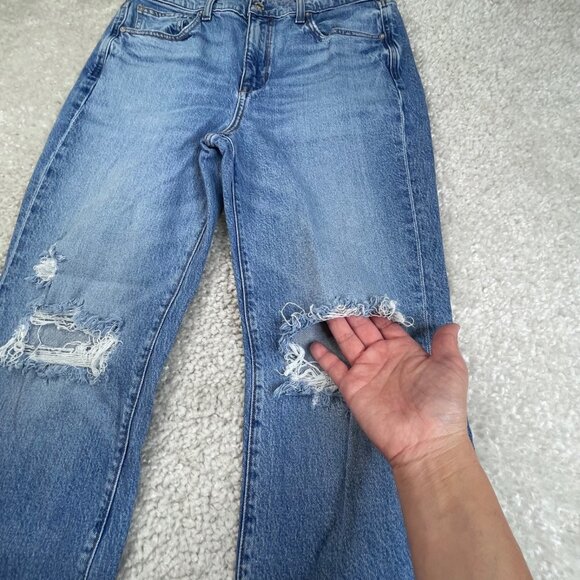 SOLD ALREADY DO NOT BUY! The La La Jean Distressed Womens 31 Short - Picture 9 of 14